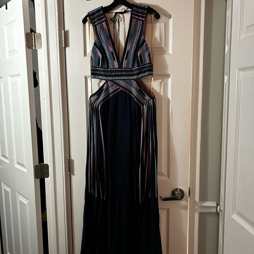 Elegant Multicolor Maxi Dress